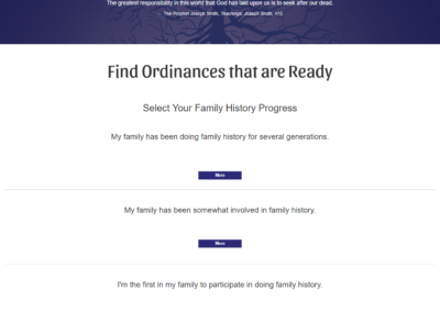 Passion Project – Find A Relative